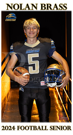 RC Fall Senior Banner Football Nolan Brass