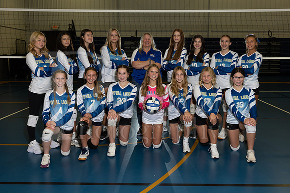 RC Middle School 7th Grade Volleyball Fall 2024-0209
