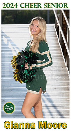 Boylan Cheerleading 2024 Senior Gianna Moore