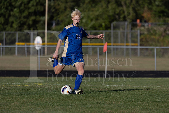 Rockford Christian Boys Varsity Soccer vs Oregon 10-2-2024-0109