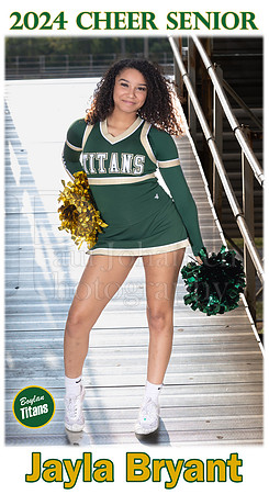 Boylan Cheerleading Senior 2024 Jayla Bryant