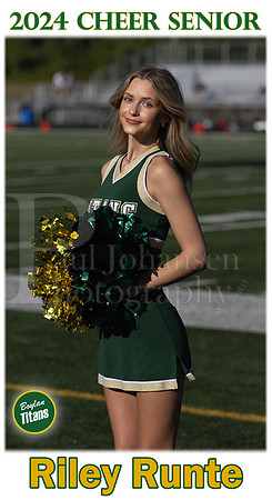 Boylan Cheerleading Senior 2024 Riley Runte