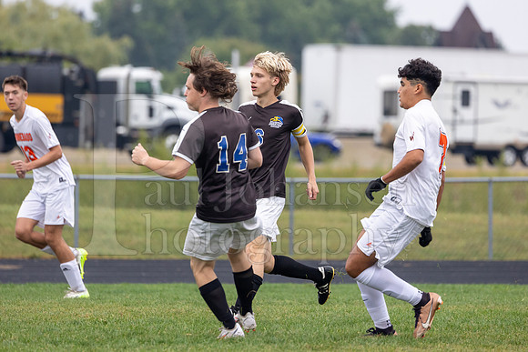 Rockford Christian Boys Varsity Soccer vs Winnebago 9-11-2023-0027