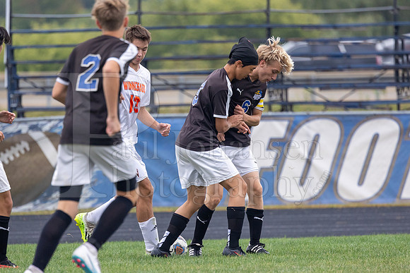 Rockford Christian Boys Varsity Soccer vs Winnebago 9-11-2023-0032