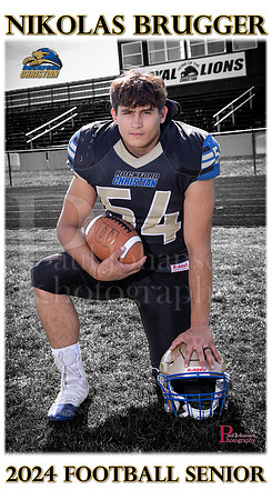 RC Fall Senior Banner Football Nikolas Brugger