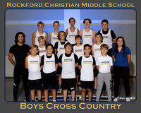Rockford Christian Middle School Fall 2023 Cross Country Boys