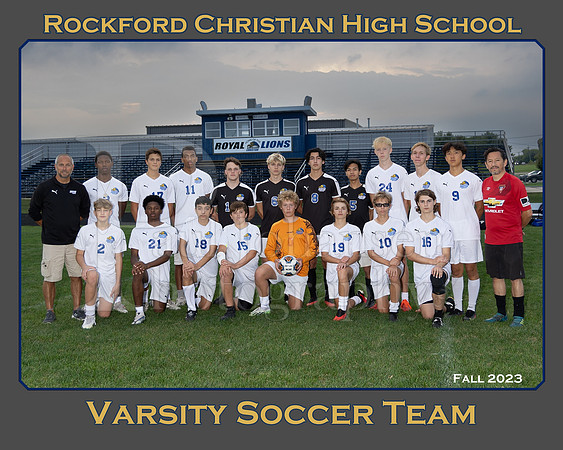 Rockford Christian 2023 8x10 Fall Varsity Soccer
