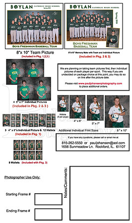 Boylan Sports Spring 2018 Order Form Page 2