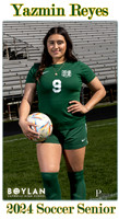 Boylan Spring 2024 Girls Soccer Seniors Banner Yazmin Reyes