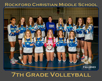 Rockford Christian Middle School Fall 2023 7th Grade Volleyball
