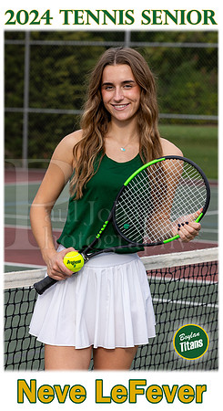 Boylan Girls Tennis Senior 2024 Neve LeFever