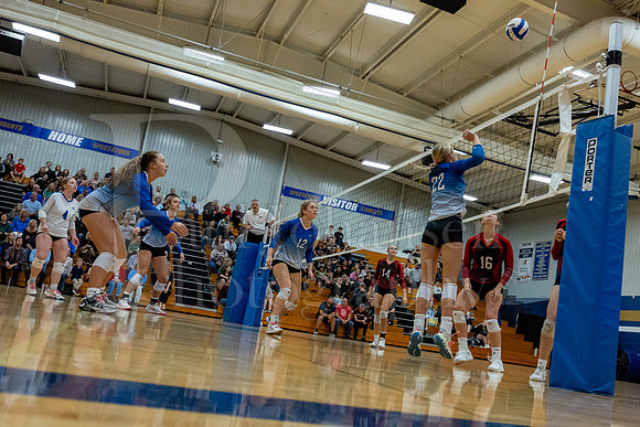 Rockford Christian Girls Varsity Volleyball vs Stillman Valley 10-17-2023-0410