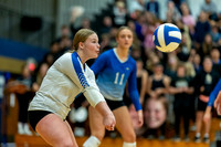 Rockford Christian Girls Varsity Volleyball vs Stillman Valley 10-17-2023 Senior Night