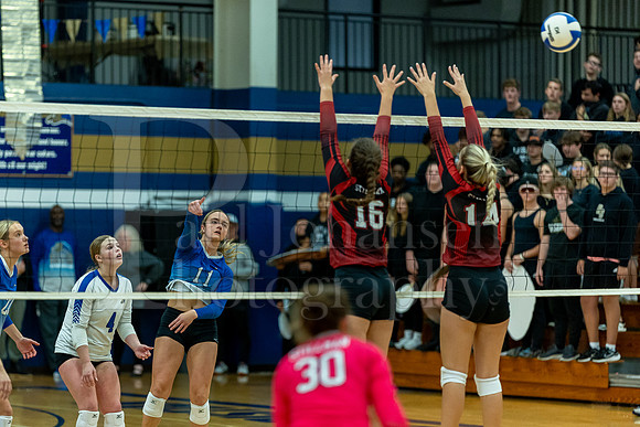 Rockford Christian Girls Varsity Volleyball vs Stillman Valley 10-17-2023-0830