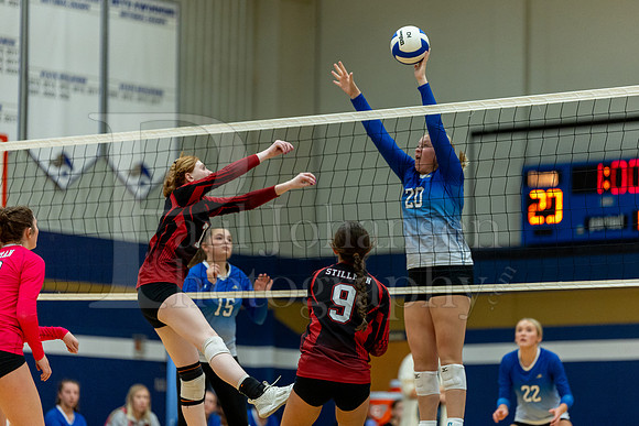 Rockford Christian Girls Varsity Volleyball vs Stillman Valley 10-17-2023-0948