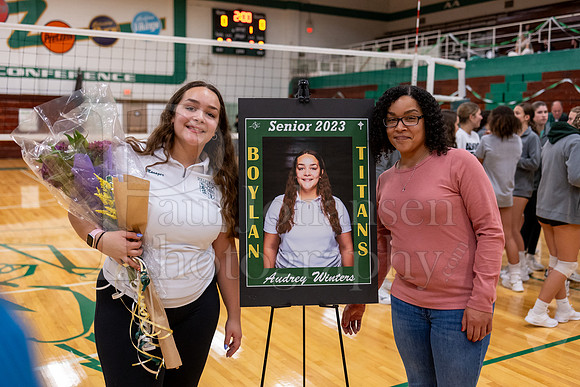 Boylan Girls Varsity Volleyball vs Auburn 10-19-2023 Senior Night-0097