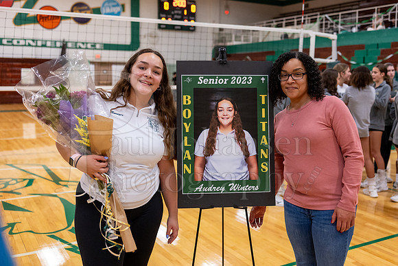 Boylan Girls Varsity Volleyball vs Auburn 10-19-2023 Senior Night-0098