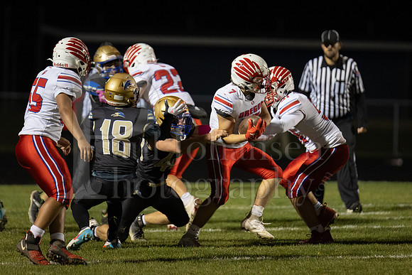 Rockford Christian Varsity Football vs Oregon 10-20-2023 Senior Night-1554