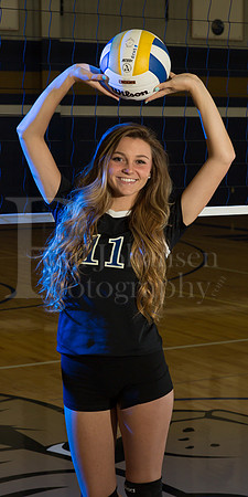 Rockford Chrisitian Girls Varsity Seniors Volleyball Fall 2018-0908