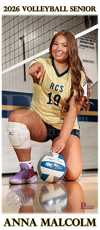 RC Fall Senior Banner Volleyball 2025 Anna Malcolm
