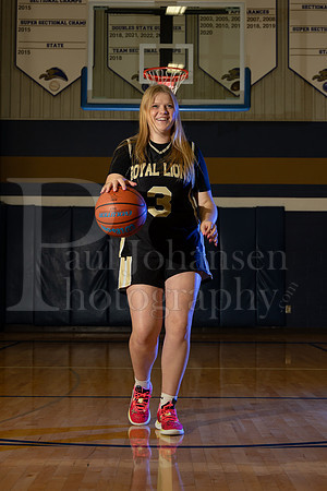 Rockford Christian Girls Basketball Seniors Banners Winter 2023-0103
