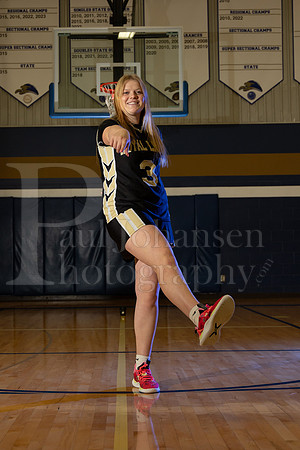 Rockford Christian Girls Basketball Seniors Banners Winter 2023-0108