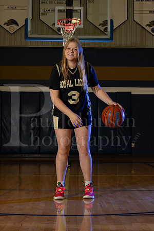 Rockford Christian Girls Basketball Seniors Banners Winter 2023-0112