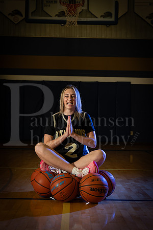 Rockford Christian Girls Basketball Seniors Banners Winter 2023-0309