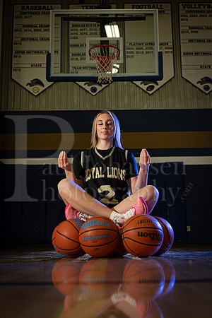 Rockford Christian Girls Basketball Seniors Banners Winter 2023-0314