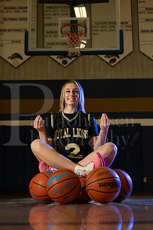 Rockford Christian Girls Basketball Seniors Banners Winter 2023-0317