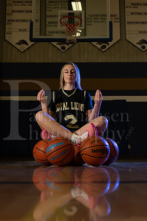 Rockford Christian Girls Basketball Seniors Banners Winter 2023-0321