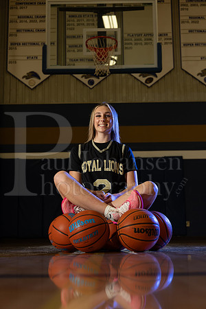 Rockford Christian Girls Basketball Seniors Banners Winter 2023-0323