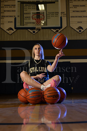 Rockford Christian Girls Basketball Seniors Banners Winter 2023-0329