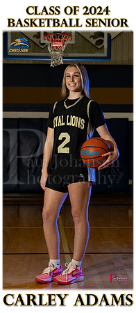 RC Winter Senior Banner Girls Basketball Carley Adams