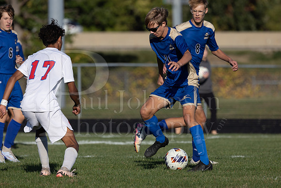 Rockford Christian Boys Varsity Soccer vs Oregon 10-2-2024-0121