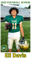 Boylan Football Senior 2025 Eli Davis