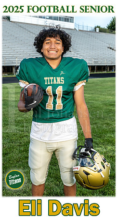 Boylan Football Senior 2025 Eli Davis