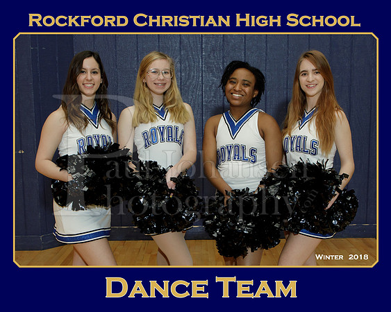 Rockford Christian Dance Team 8x10 Winter 2018