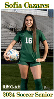 Boylan Spring 2024 Girls Soccer Seniors Banner Sofia Cazares