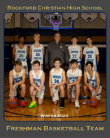 Rockford Christian Freshman Boys Basketball Team and Individuals Picture Gallery  Winter 2023