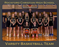 Rockford Christian Girls Varsity and JV Basketball Team and Individuals Picture Gallery  Winter 2023