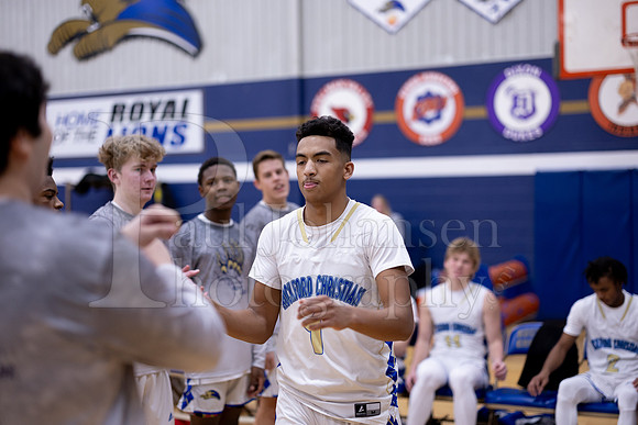 Rockford Christian Boys Varsity Basketball vs Oregon 1-5-2024-0011