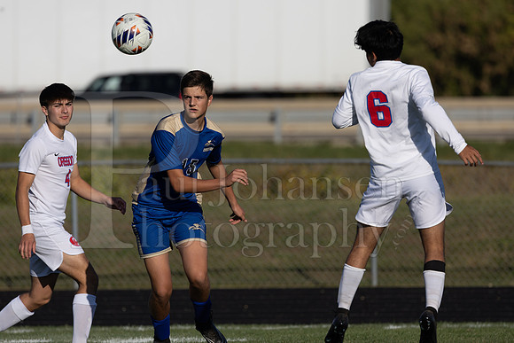 Rockford Christian Boys Varsity Soccer vs Oregon 10-2-2024-0117