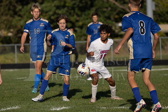 Rockford Christian Boys Varsity Soccer vs Oregon 10-2-2024-0152
