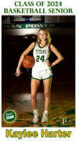 Boylan Girls Basketball Senior Banner Kaylee Harter