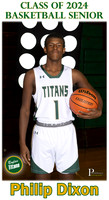 Boylan Boys Basketball Senior Banner Philip Dixon