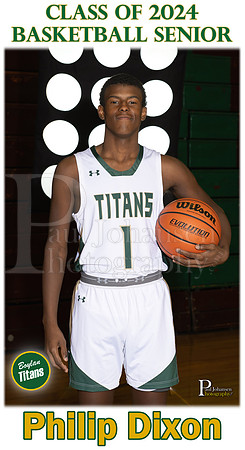 Boylan Boys Basketball Senior Banner Philip Dixon