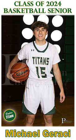 Boylan Boys Basketball Senior Banner Michael Geraci