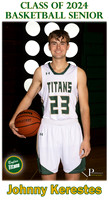 Boylan Boys Basketball Senior Banner Johnny Kerestes