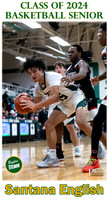 Boylan Boys Basketball Senior Banner Santana English